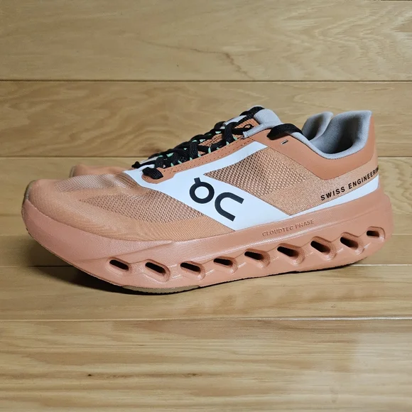 On Cloudsurfer Next Z5 Womens Size 9.5 Canyon White Orange Running Shoe Sneaker